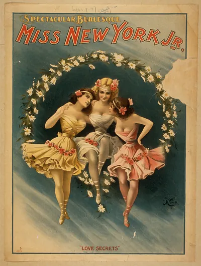 Miss New York Jr. spectacular burlesque.