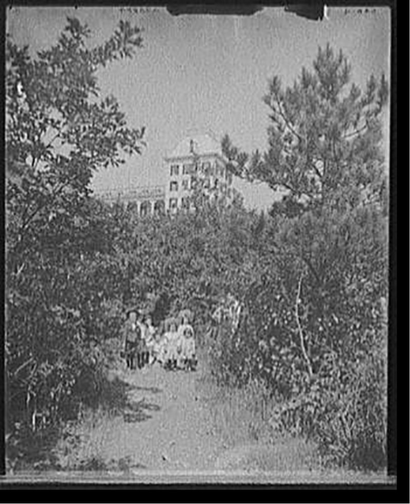 [Garden path at Hotel Kaaterskill, Catskill Mts., N.Y.], [between 1895 and 1910] — historic photograph
