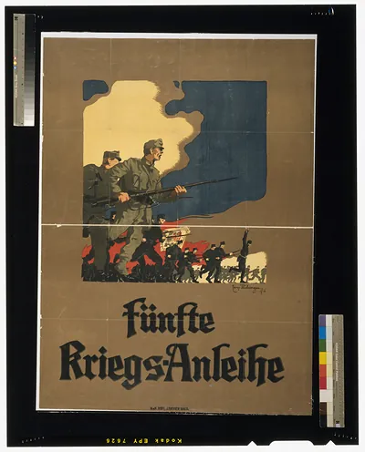 Fuumlnfte Kriegs-Anleihe / Franz Puumlchingen 1916.