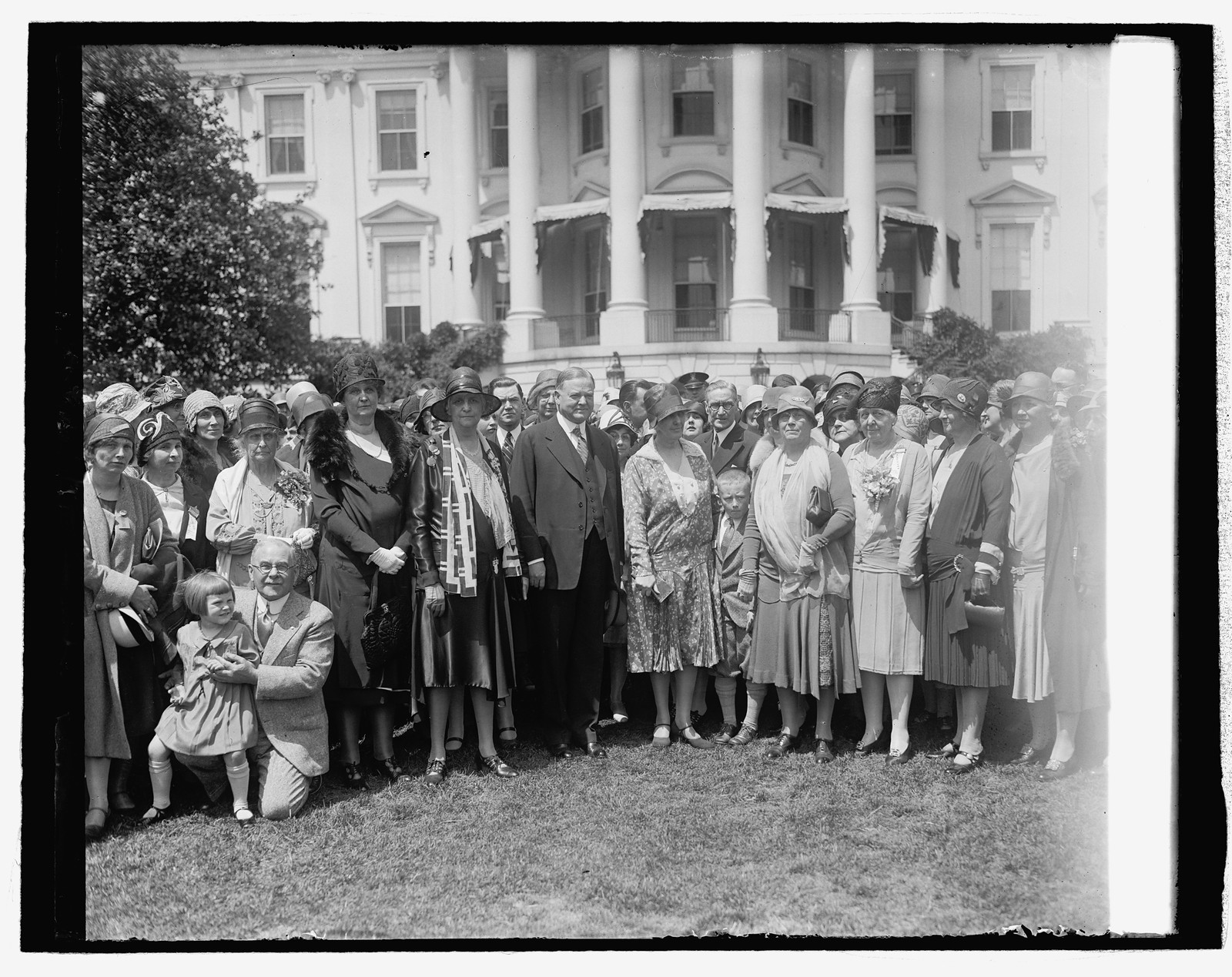 Hoover & parent-teachers group, 5/8/29, [19]29 May 8. — historic photograph