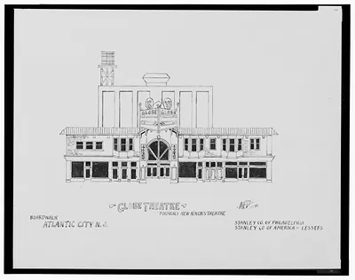 [Globe Theatre (New Nixon's Theatre), Boardwalk, Atlantic City, New Jersey] / AFD 1930.