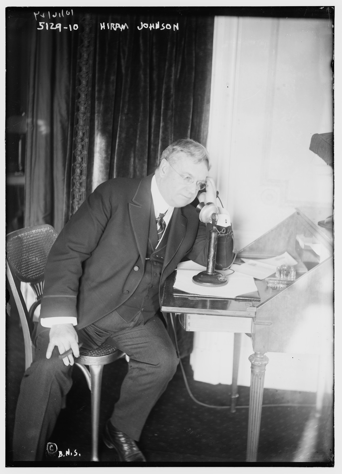 Hiram Johnson, n/a — historic photograph