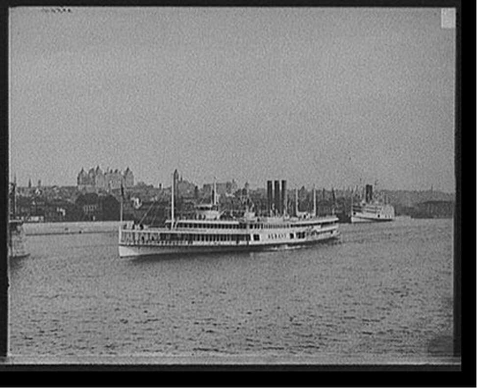 [Steamer Albany of Hudson River Day Line, Albany, N.Y.], [between 1900 and 1910] — historic photograph