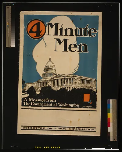 4 Minute Men: A Message from the Government at Washington