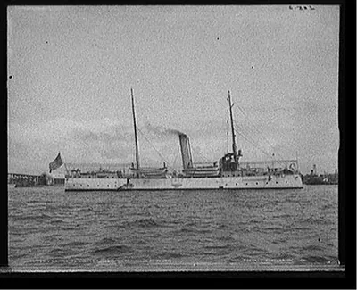 U.S.S. Isla de Luzon, cruiser taken at Manilla [i.e. Manila] by Dewey
