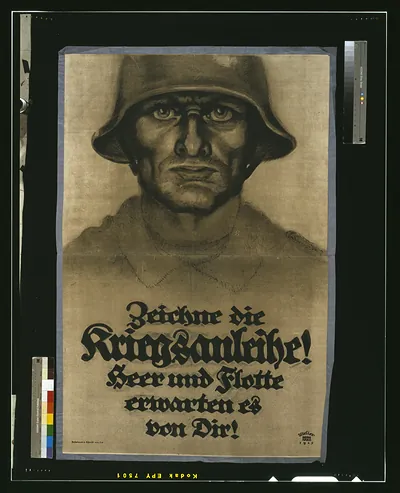 Zeiche die Kriegsanleihe! Heer und Flotte erwarten es von dir! / Atelier Bernhard.