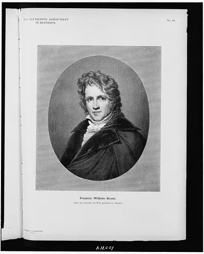 Friedrich Wilhelm Bessel / nach dem Gemälde von Wolf, gestochen von Mandel.