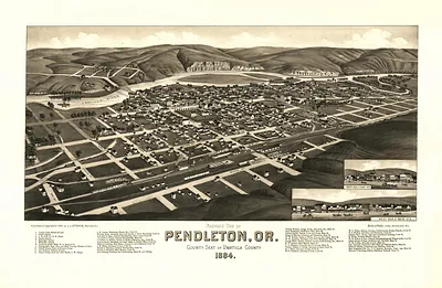 Pendleton, Oregon, 1884