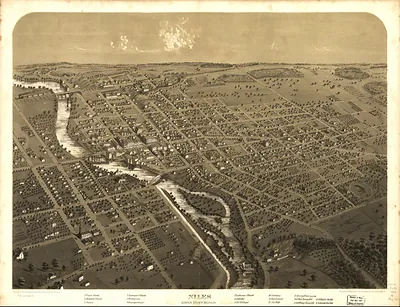 Niles, Michigan, 1868