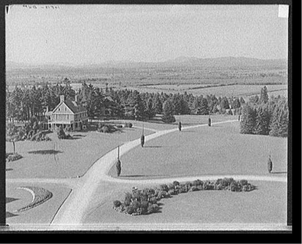 [Hotel Champlain, view of the Adirondack Mts.], [between 1900 and 1906] — historic photograph
