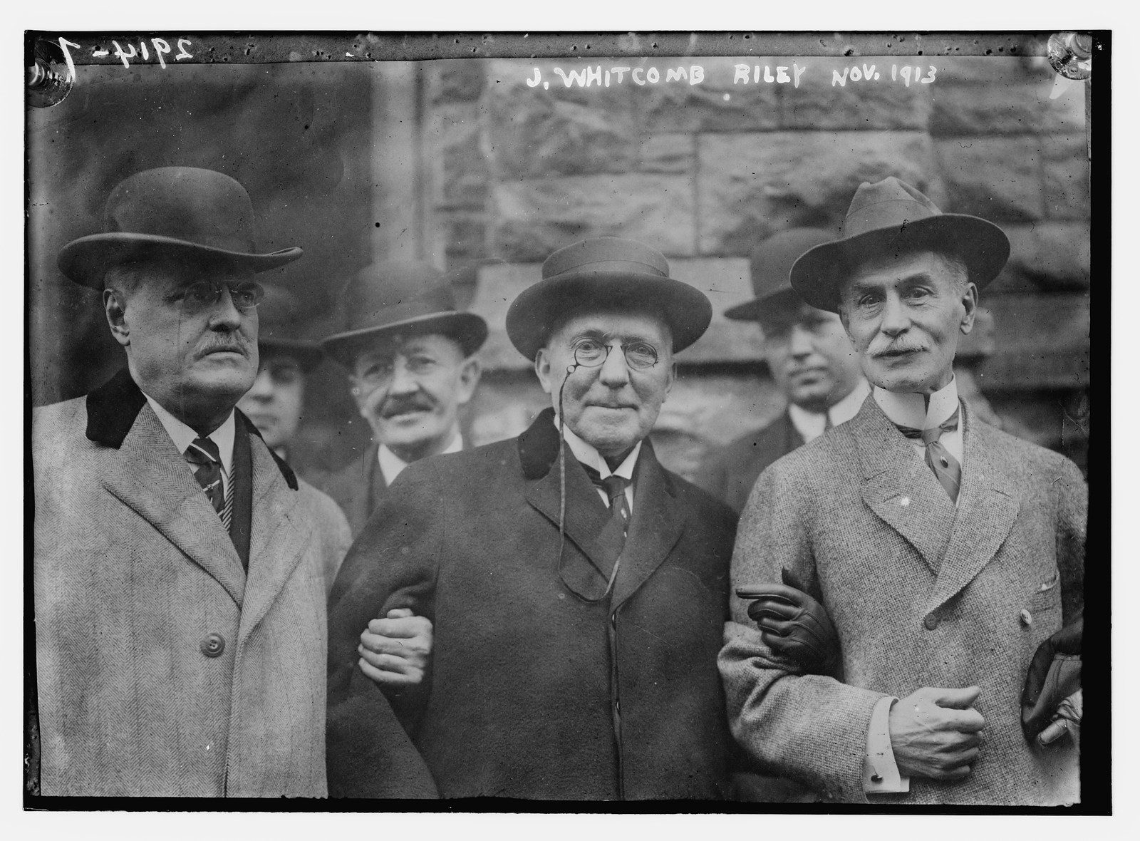 James Whitcomb Riley, Nov. 1913, n/a — historic photograph