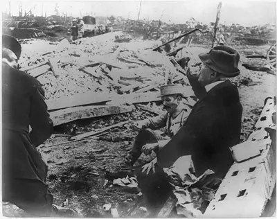 [Georges Clemenceau at the Somme Front]