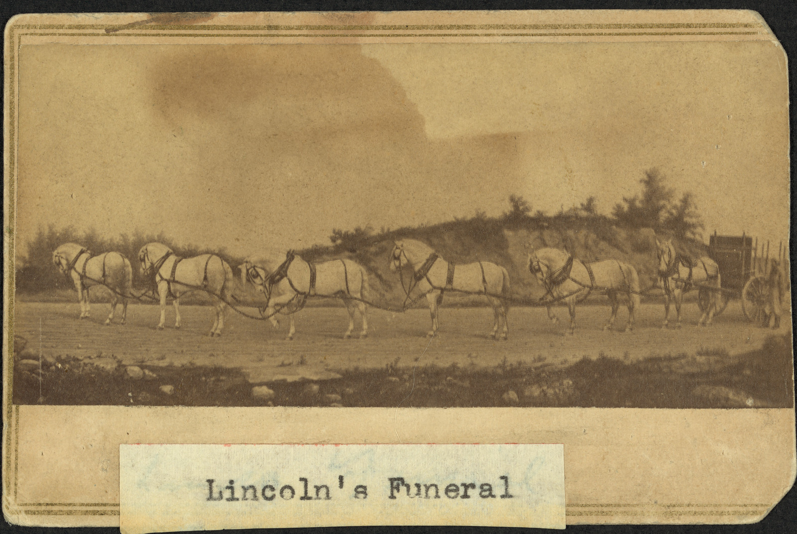 Lincoln's Funeral, c. 1865 — historic photograph