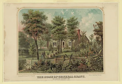 The Home of General Grant, St. Louis County, Mo.