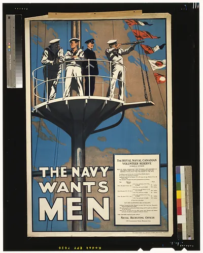 The navy wants men