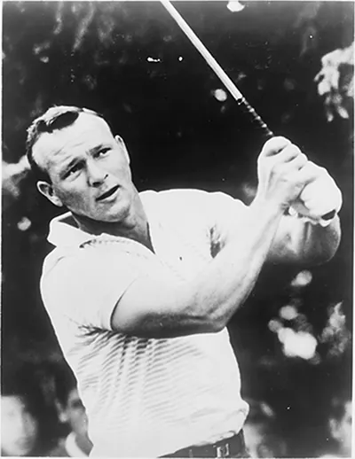 [Arnold Palmer playing golf at Phoenix Open]