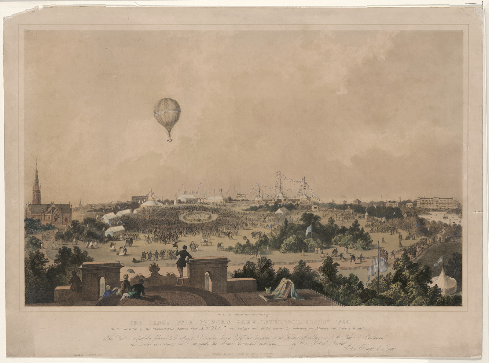 The fancy fair, Prince's Park, — historic image