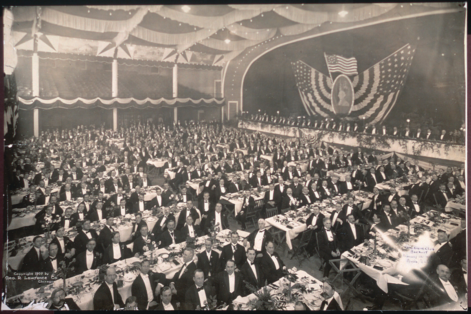 Creve Coeur Club Banquet, Peoria, Illinois, 1907, 1907 — historic image