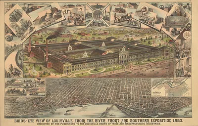 KY Louisville 1883 MAP