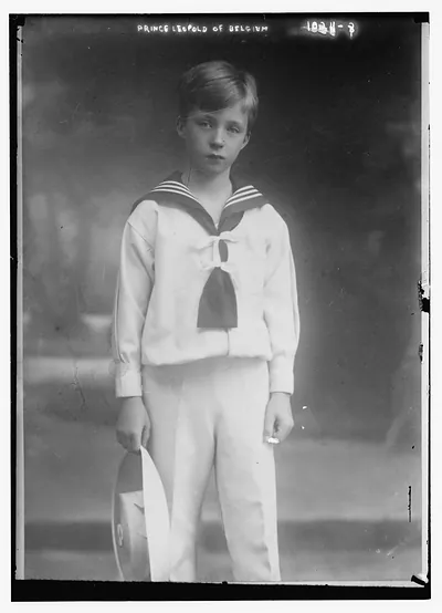 Prince Leopold of Belgium in sailor suit
