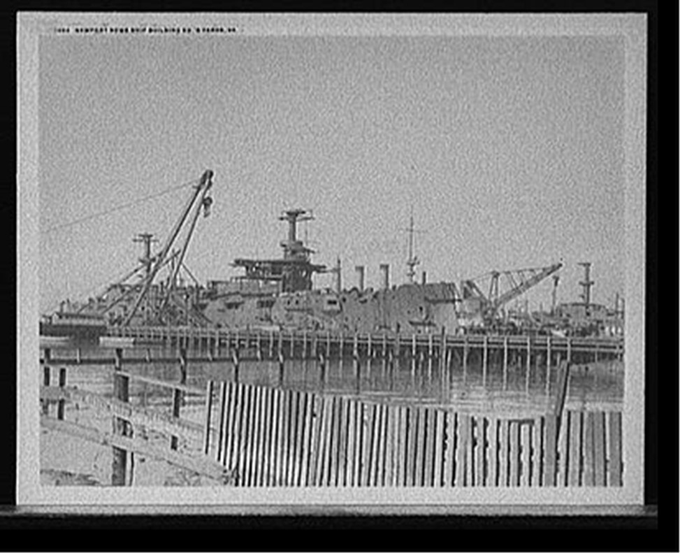 Newport News Ship Building Co.'s yards, Va., [between 1900 and 1920] — historic photograph