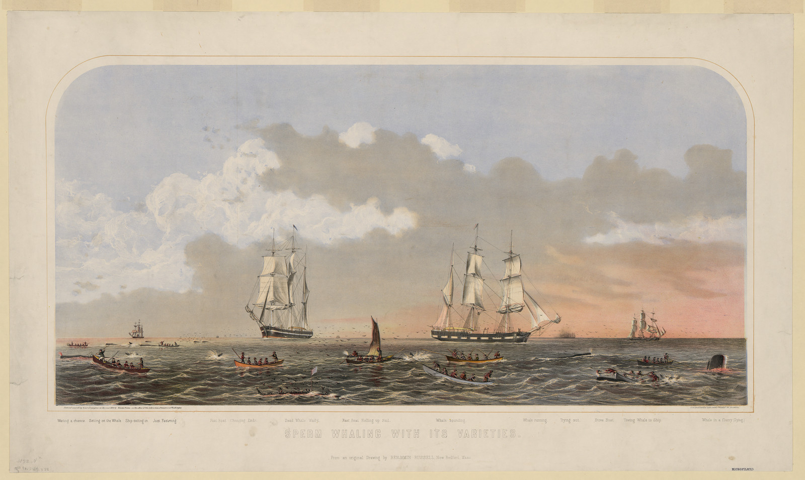 Sperm whaling with its varieties, ? — historic image