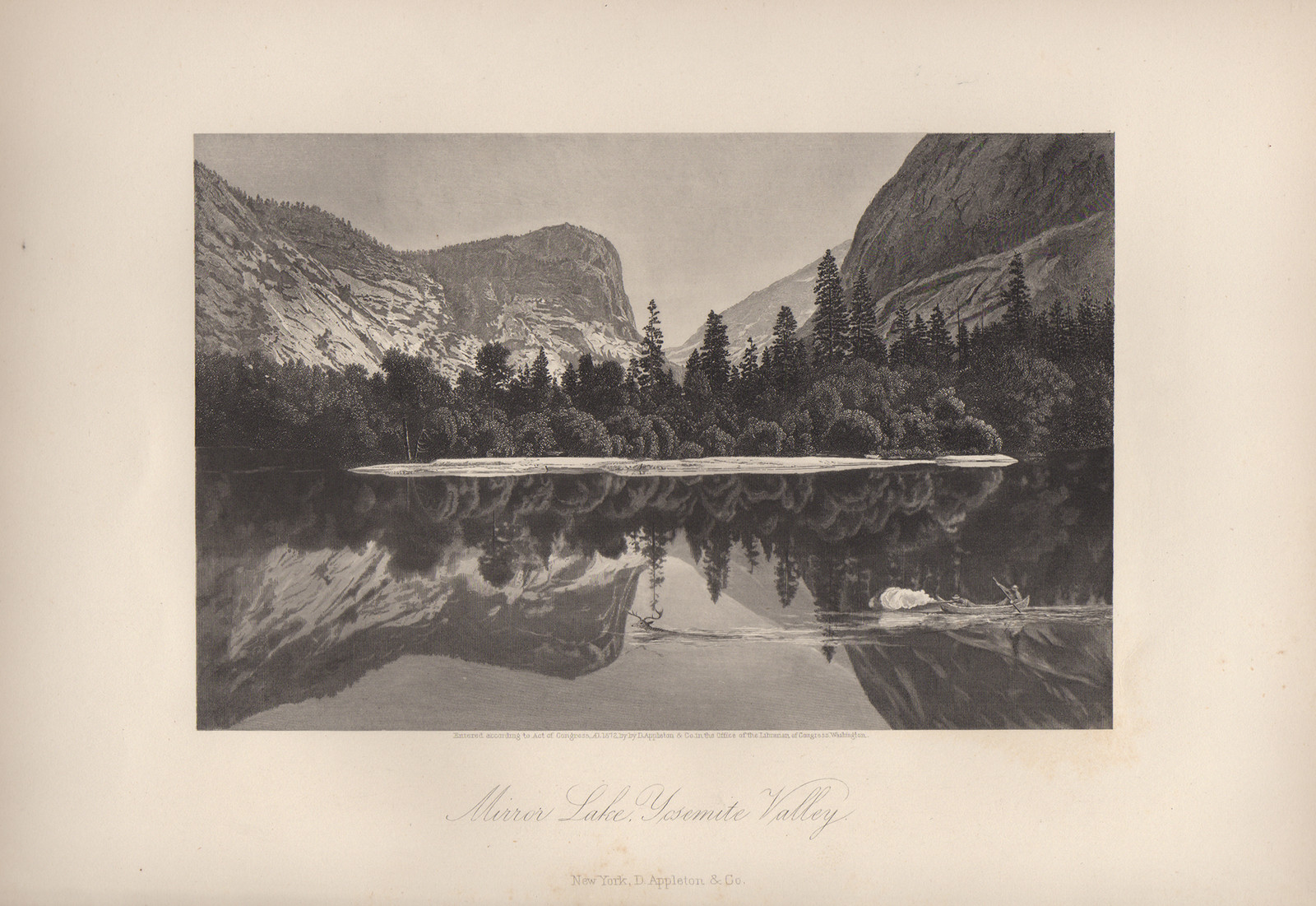 Mirror Lake, Yosemite Valley — historic image