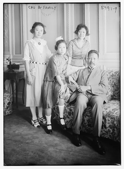 Chu and family