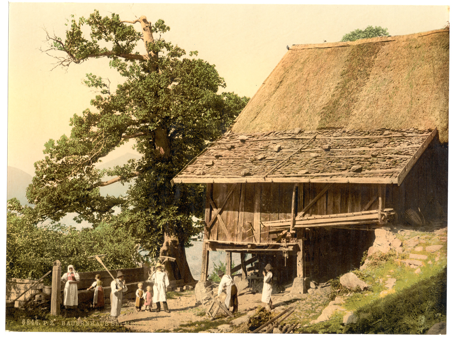 Meran peasants house Tyrol Austro-Hungary, [between ca. 1890 and ca. 1900]. — historic print