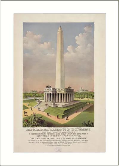 The National Washington Monument, Erected at the City of Washington, D.C.