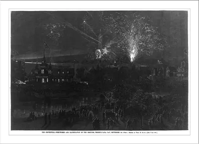 The Centennial Fireworks [Philadelphia]