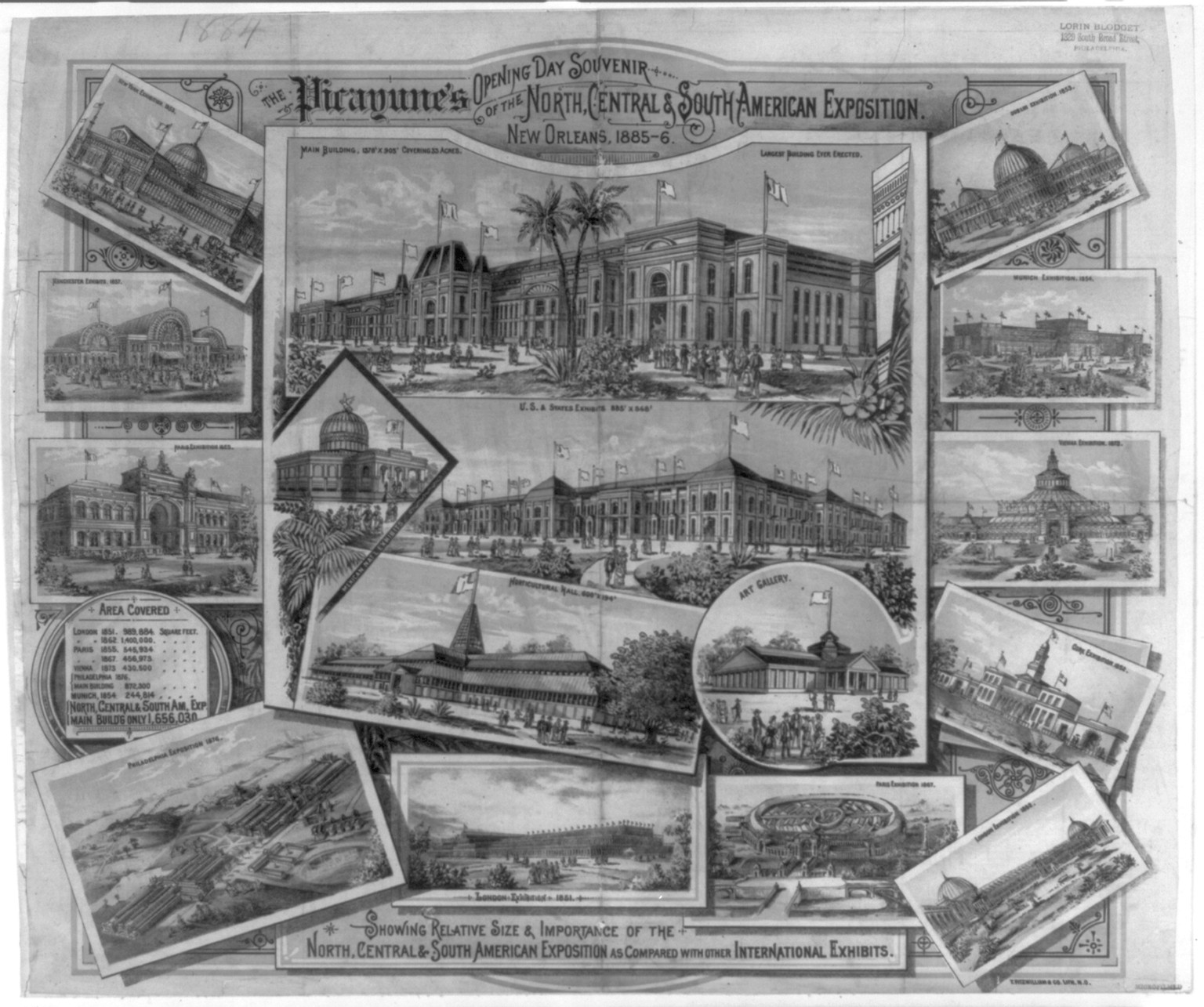 North, Central & South American exposition as compared with other international exhibits, [no date recorded on shelflist card] — historic print