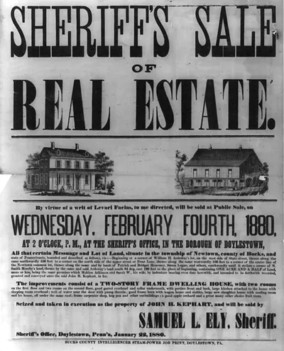 Sheriff's Sale of Real Estate