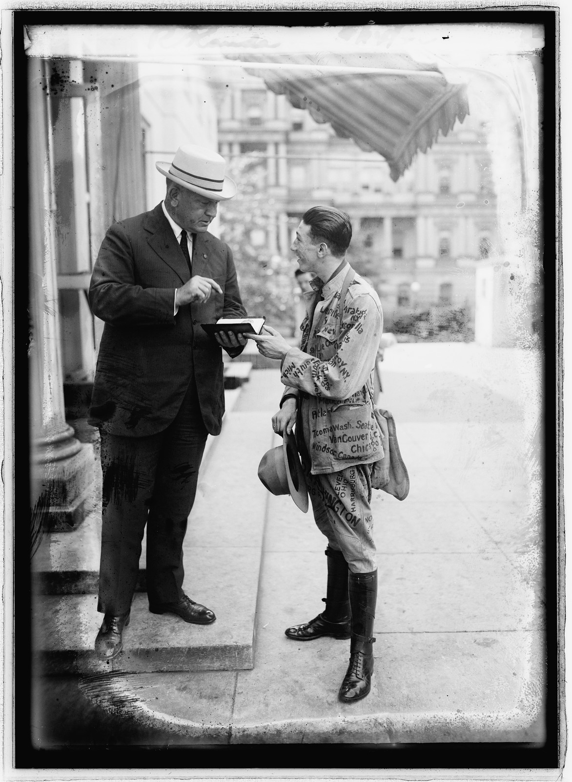 Denby & Herman Silverman, 9/11/22, [19]22 September 11. — historic photograph