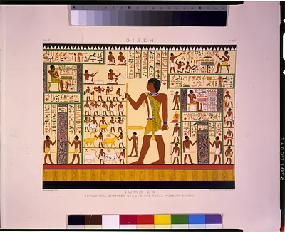 Gizeh--Tomb 24--Sepulchral chamber no. 2a in the Royal Museum, Berlin / Cosack & Company, Buffalo, N.Y., U.S.A.