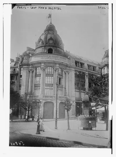 Paris -- shop now a hospital