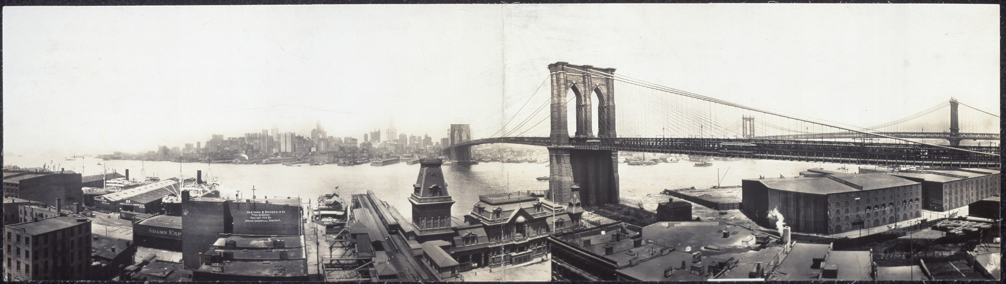 New York from Brooklyn, 1913, 1913 — historic image