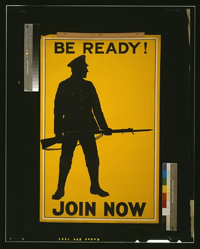 Be ready! Join now / printed by David Allen & Sons Ld. Harrow, Middlesex.