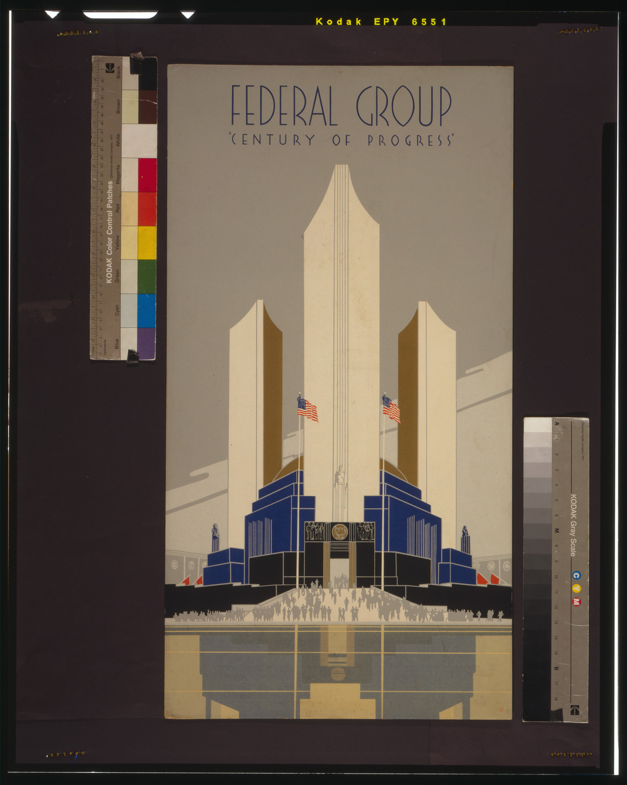 Federal group - Century of progress / W.L. Stensgaard & Associates, Inc., Chicago : [1934] — vintage poster