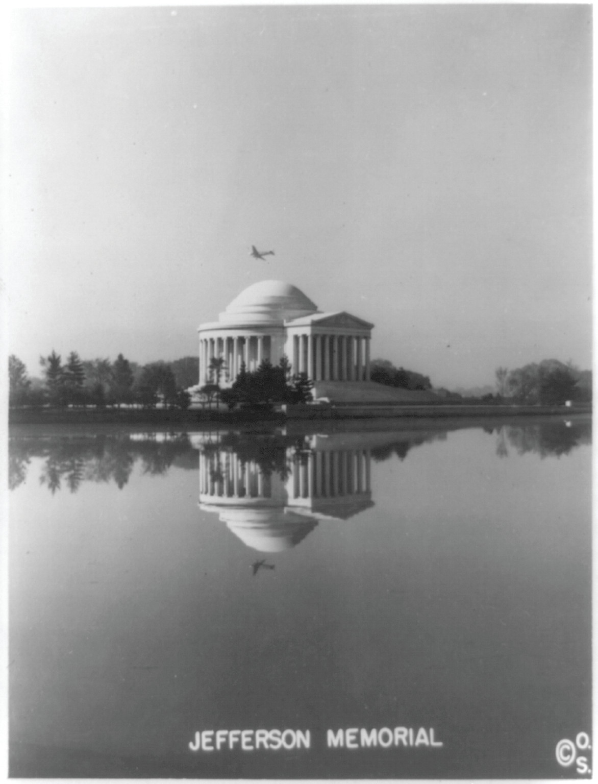 D.C. Washington - Jefferson Memorial - Exterior, [no date recorded on caption card] — historic photograph