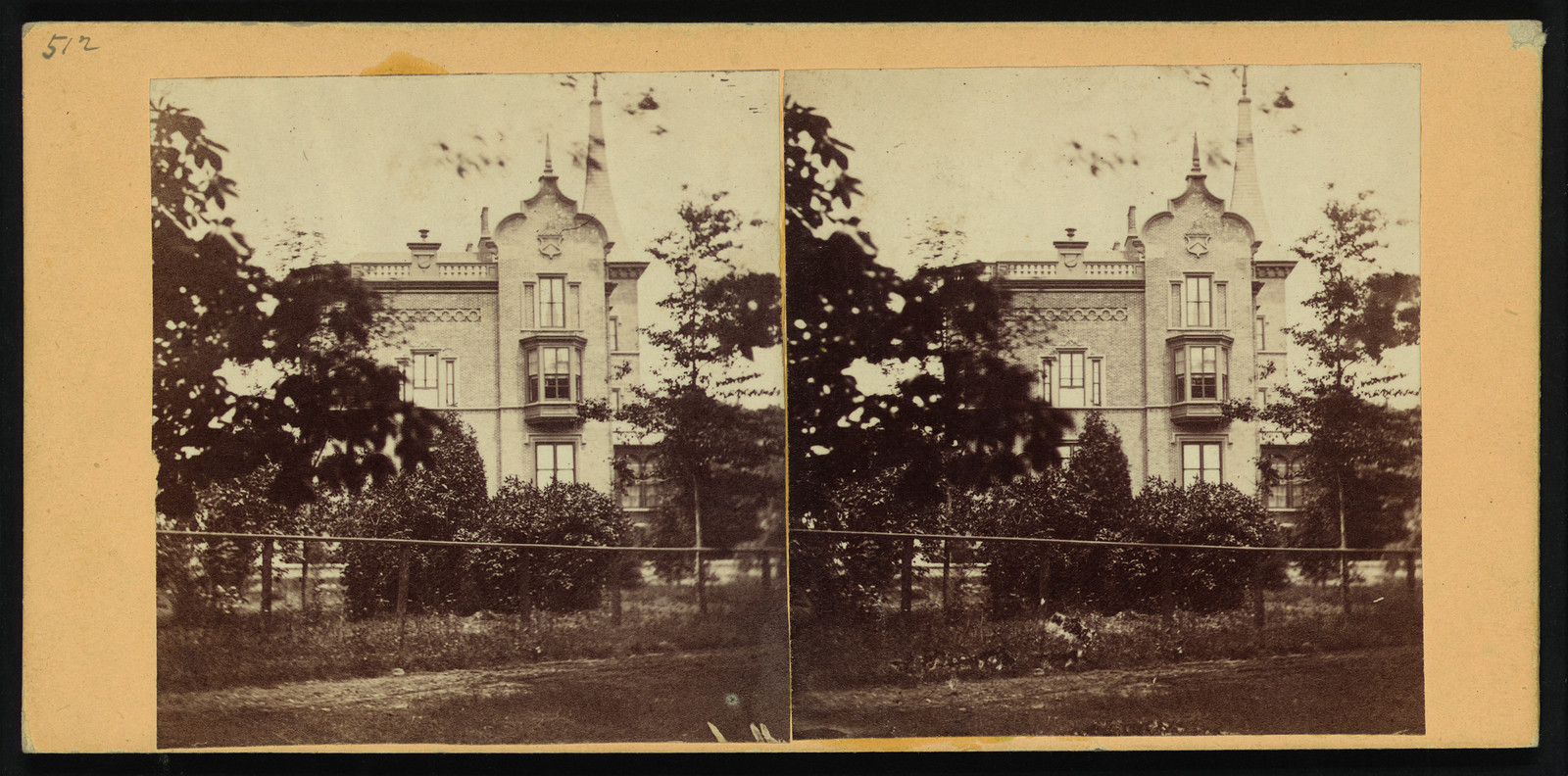 Residence(?) of Gen. Kearney(?) near Newark N.J., 1862 — historic photograph