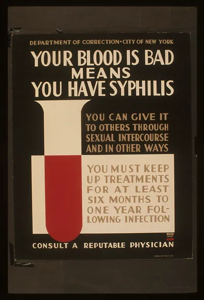 Your blood is bad means you have syphilis You can give it to others through sexual in