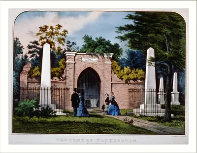 The tomb of Washington: Mount Vernon, Va.