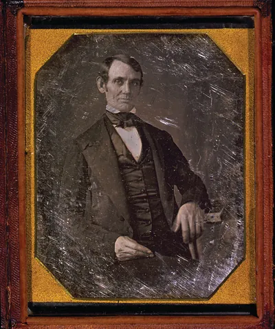 Abraham Lincoln, Three-Quarter Length Portrait, Seated, Facing Front