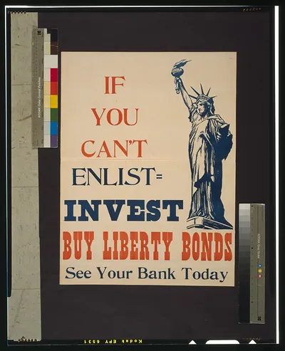 If you can't enlist--invest Buy Liberty bonds--See your bank today.