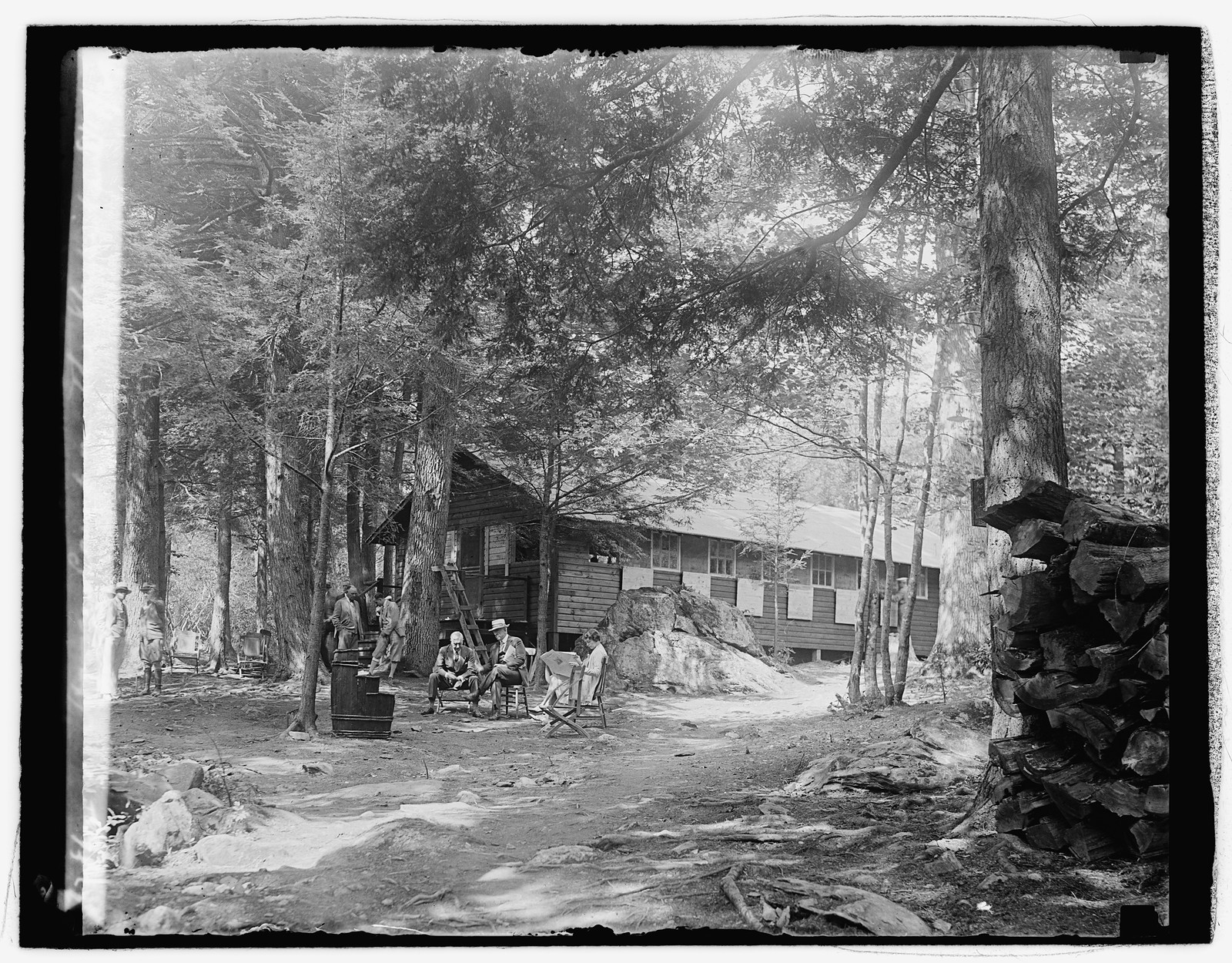 Hoover camp on the Rapidan, 8/17/29, [19]29 August 17. — historic photograph