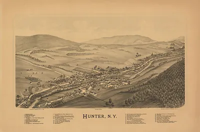 Hunter, New York, 1890