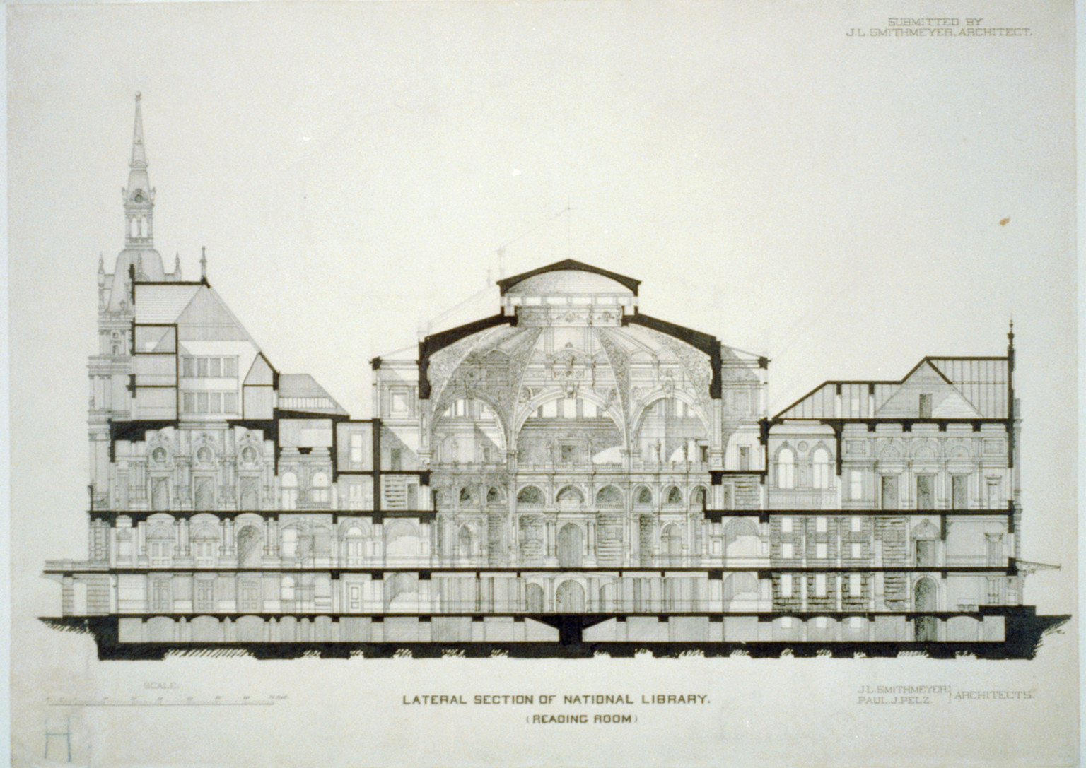 [Library of Congress (National Library") Washington D.C. Section, 2002711904 — historic image