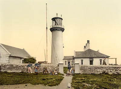 The lighthouse Helgoland Germany