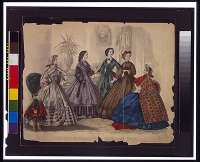 Godey's fashions for February 1862 / Capewell & Kimmel sc.